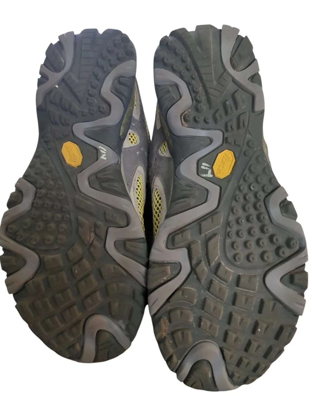 Merrell Continuum Women’s Hiking Trail Shoes Size 7 Brown Yellow Vibram Retro